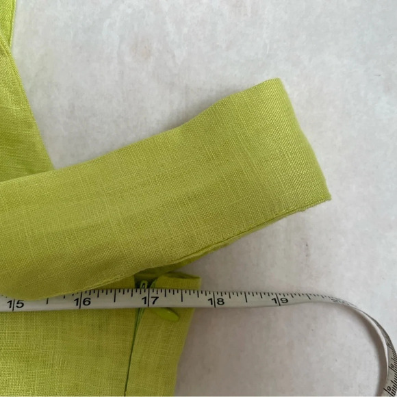 Free People x Style Mafia Neon Linen Shift Mini Dress Women's Size Small S - Picture 7 of 11